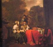 Gerbrand van den Eeckhout Party on a Terrace France oil painting reproduction